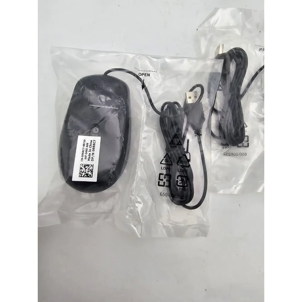☀️ New in Original Packaging, Dell Optical Mouse DP/N: 09RRC7 Lot Of 2